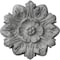 Ekena Millwork Emery Leaf Ceiling Medallion, Hand-Painted Ultra Pure White Crackle, 7 5/8"OD x 1"P CM07EMUWC - alternate 1